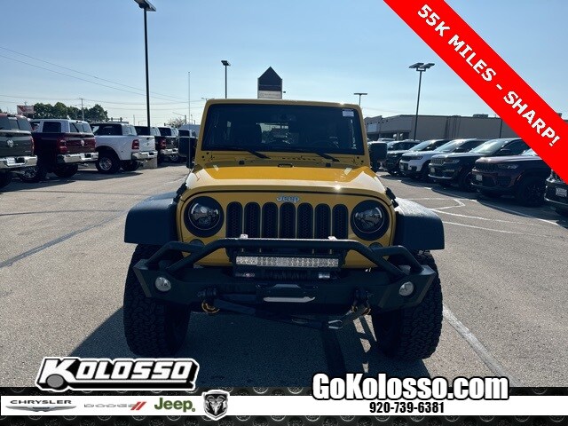 Certified 2015 Jeep Wrangler Unlimited Sport with VIN 1C4BJWDG6FL627258 for sale in Appleton, WI