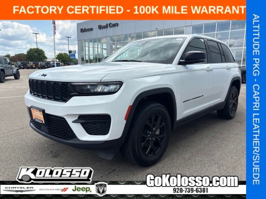 Certified 2024 Jeep Grand Cherokee Altitude SUV