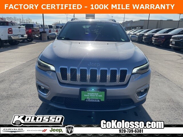Certified 2019 Jeep Cherokee Limited with VIN 1C4PJMDX0KD165570 for sale in Appleton, WI