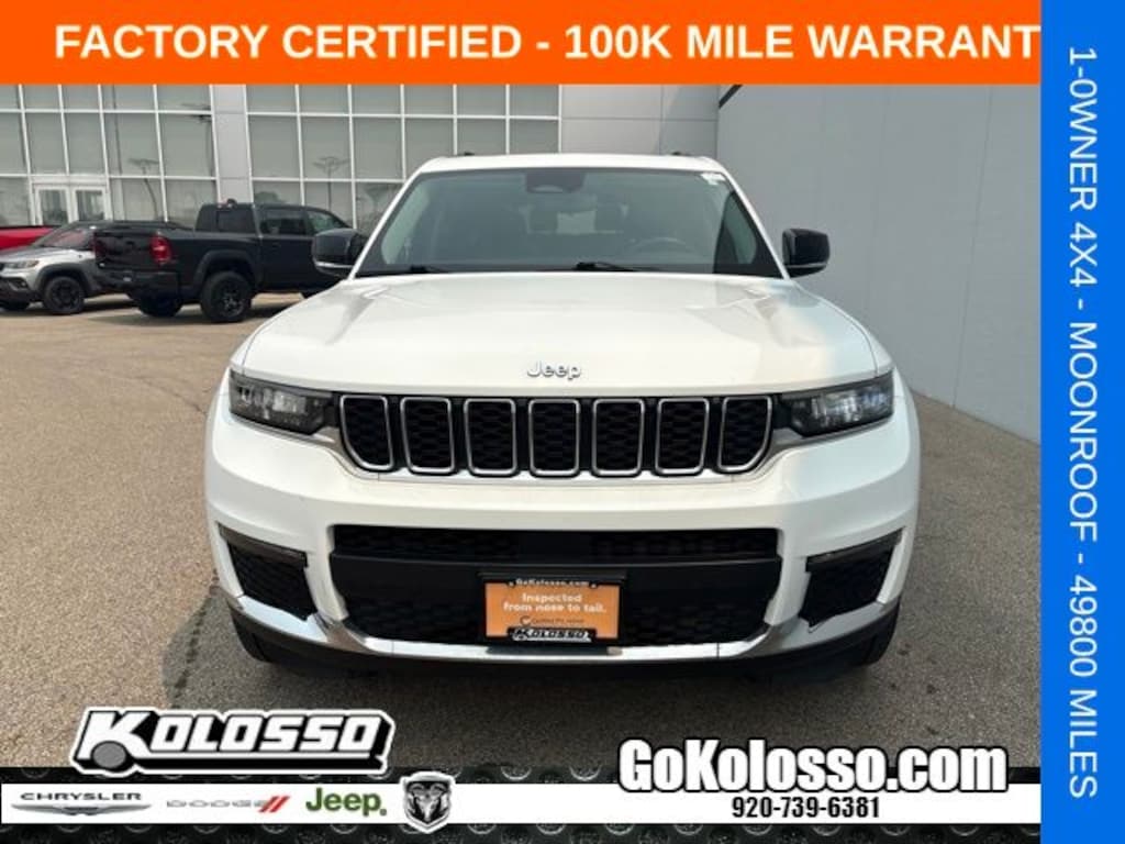 Certified 2021 Jeep Grand Cherokee L Limited SUV