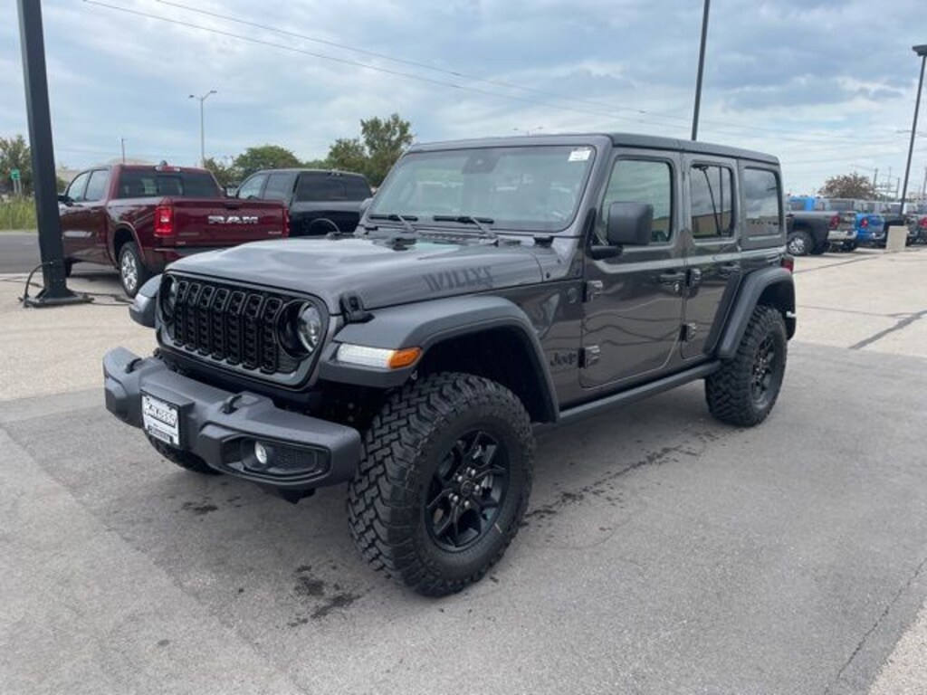 New 2025 Jeep Wrangler 4-DOOR WILLYS Sport Utility