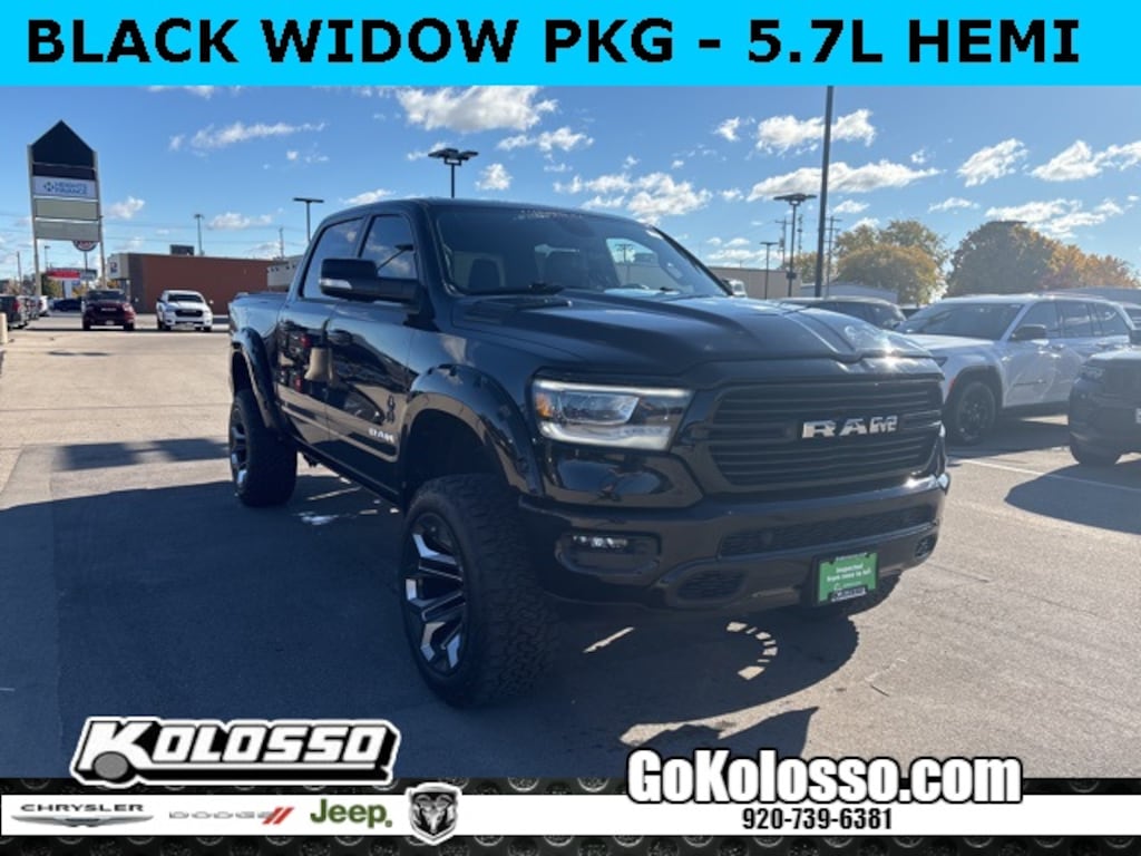 Certified 2021 Ram 1500 Black Widow Big Horn 4x4 Truck