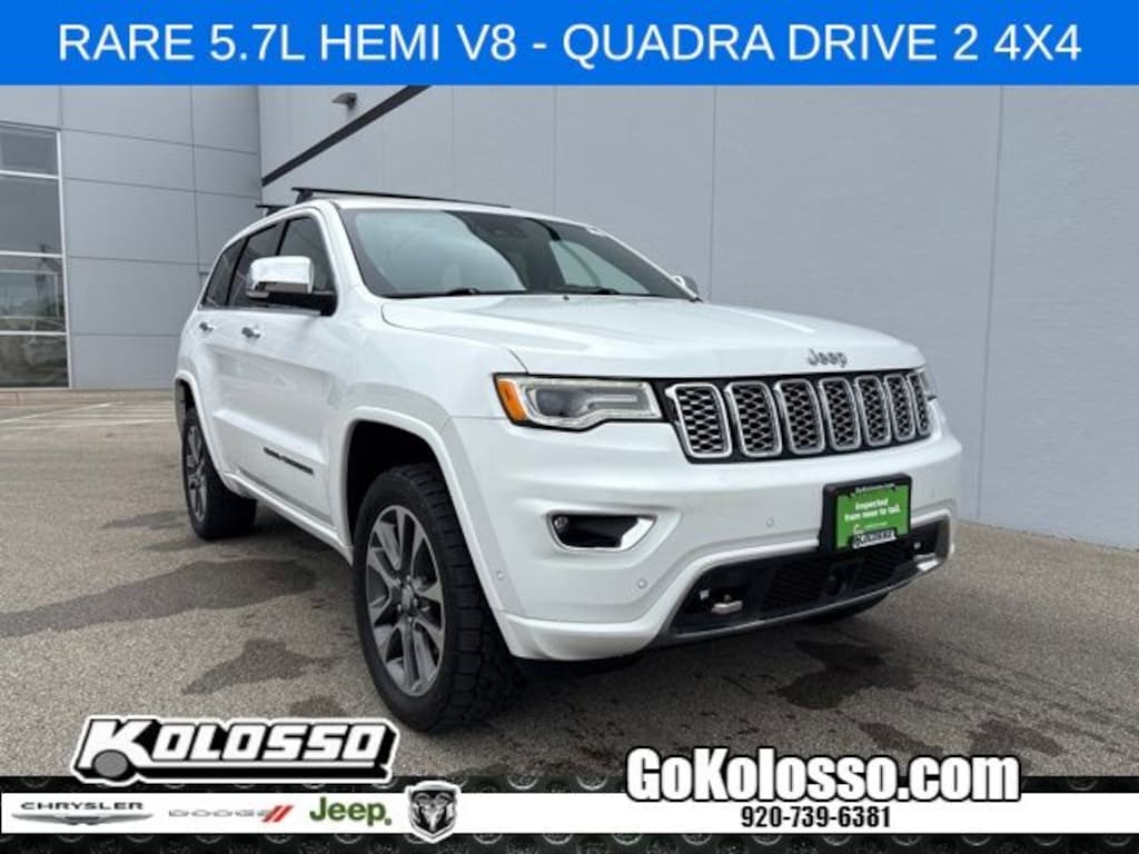Certified 2018 Jeep Grand Cherokee Overland SUV