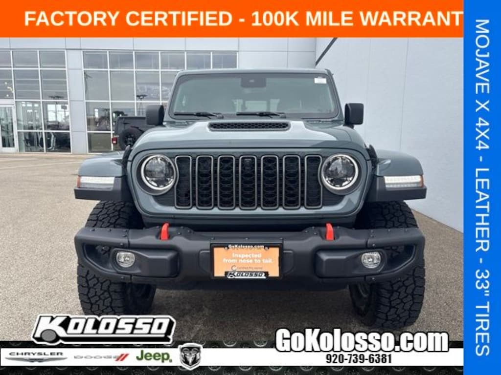 Certified 2025 Jeep Gladiator Mojave X 4x4 Truck