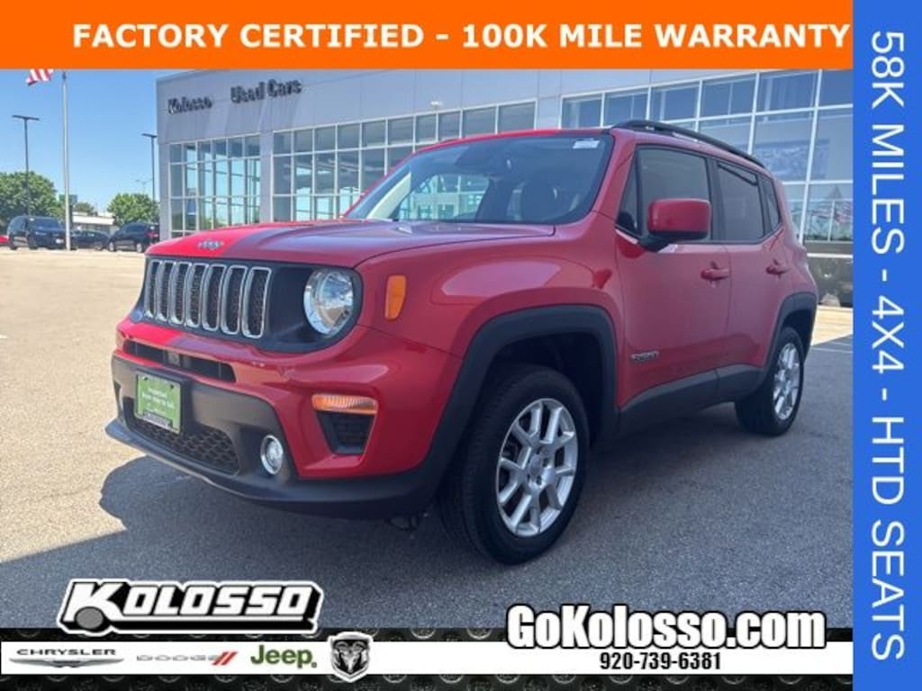 Certified 2020 Jeep Renegade Latitude SUV