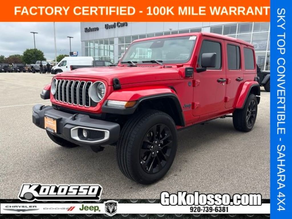 Certified 2025 Jeep Wrangler Sahara 4xe SUV