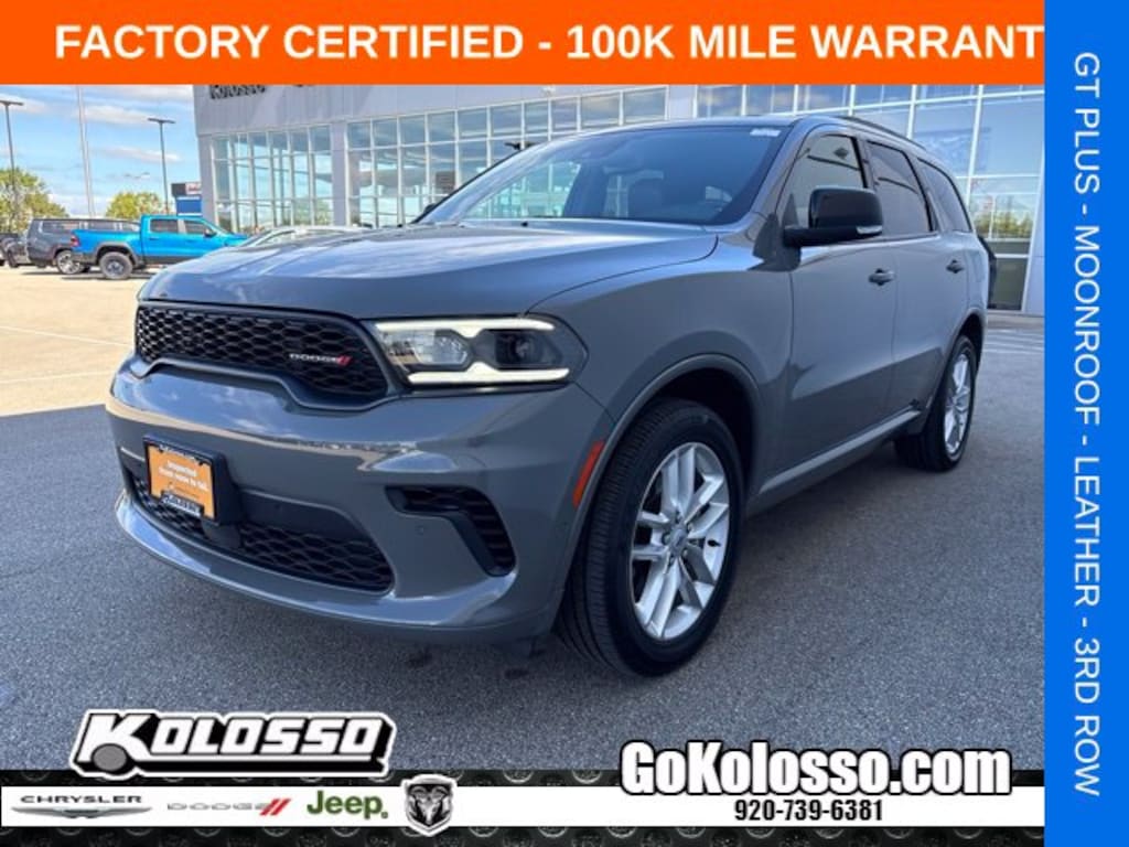 Certified 2025 Dodge Durango GT Plus SUV