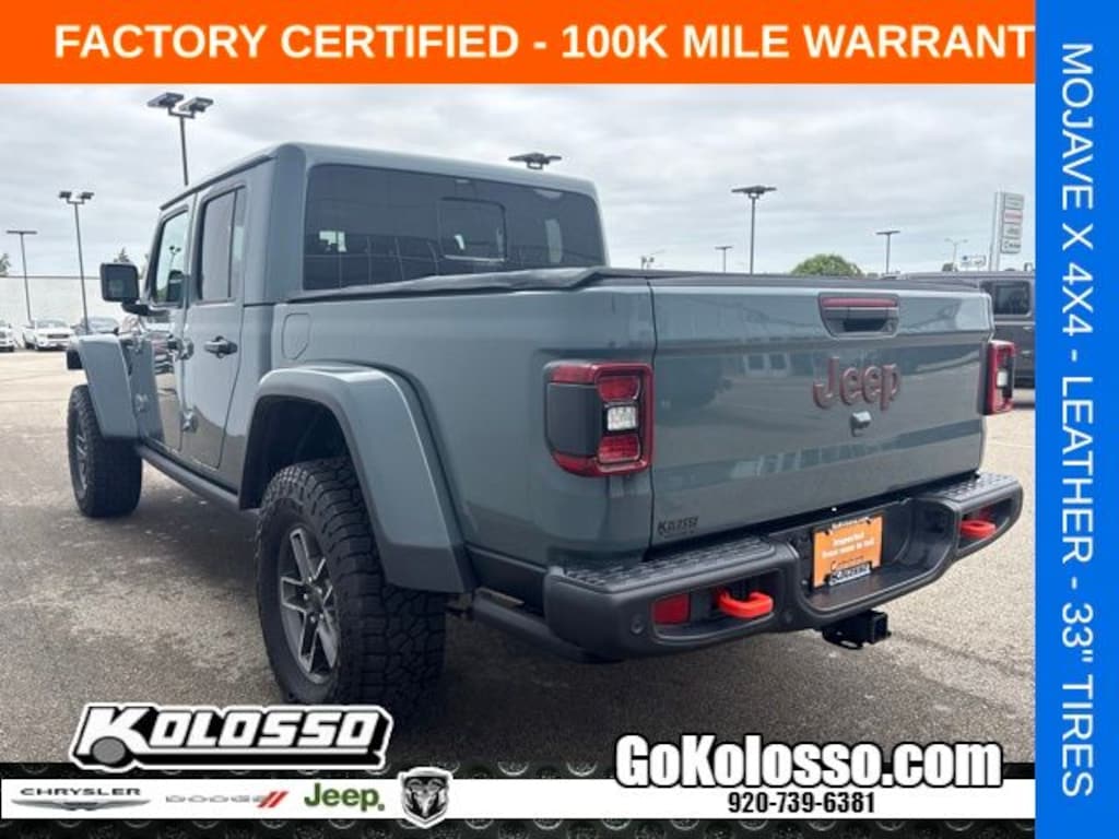 Certified 2025 Jeep Gladiator Mojave X 4x4 Truck