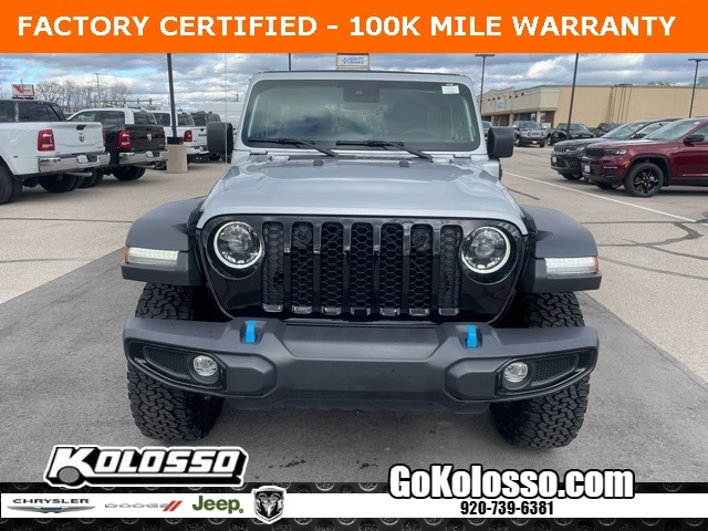 Certified 2024 Jeep Wrangler 4xe Willys 4XE with VIN 1C4RJXN65RW100728 for sale in Appleton, WI