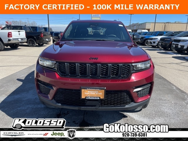 Certified 2024 Jeep Grand Cherokee Altitude with VIN 1C4RJHAG7RC124549 for sale in Appleton, WI