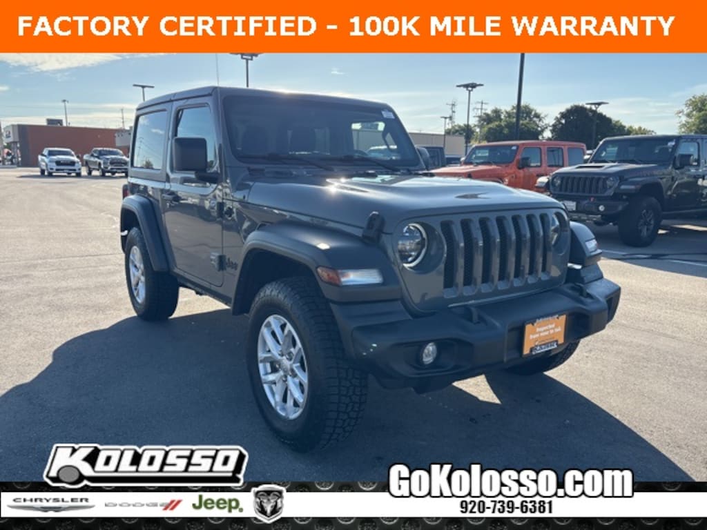 Certified 2023 Jeep Wrangler Sport S SUV