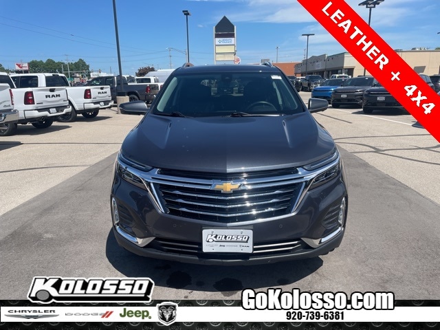 Used 2022 Chevrolet Equinox Premier with VIN 3GNAXXEV0NS190743 for sale in Appleton, WI