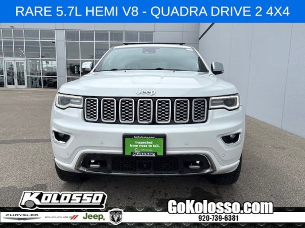 Certified 2018 Jeep Grand Cherokee Overland SUV