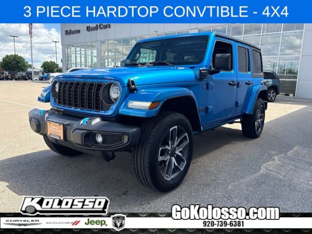 Certified 2024 Jeep Wrangler Sport S 4xe SUV
