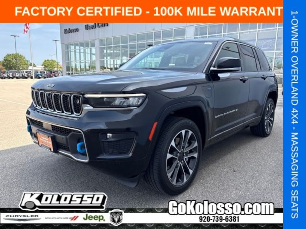 Used 2022 Jeep Grand Cherokee Overland 4xe SUV