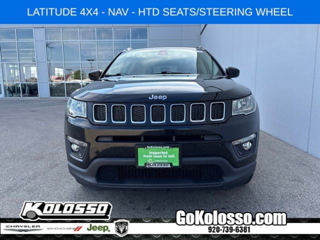 Certified 2019 Jeep Compass Latitude SUV