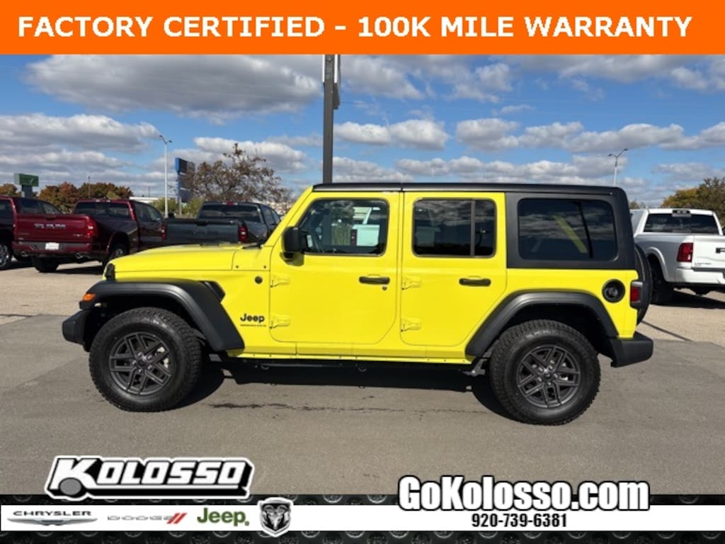 Certified 2024 Jeep Wrangler Sport S SUV