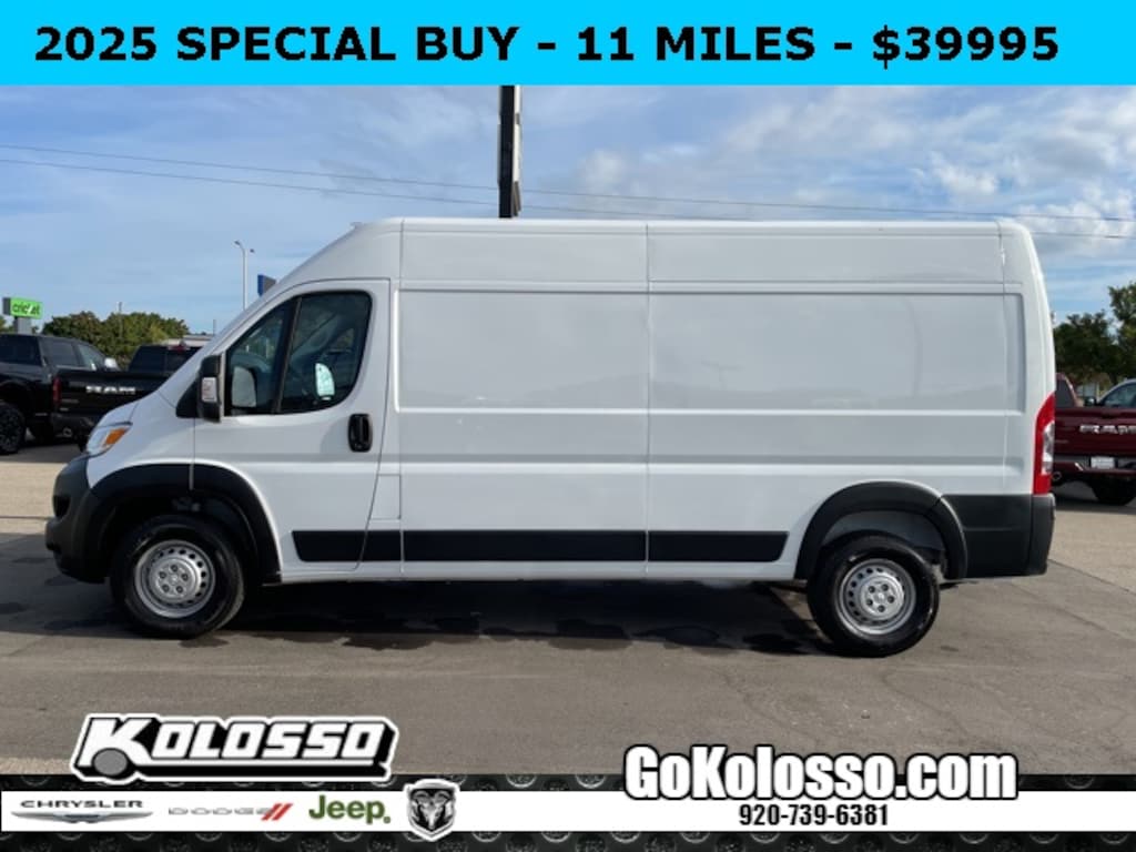 Used 2025 Ram Promaster 2500 159 WB High Roof High Roof Cargo Van