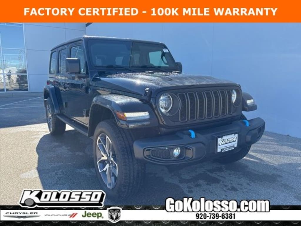 Certified 2024 Jeep Wrangler Sport S 4xe SUV