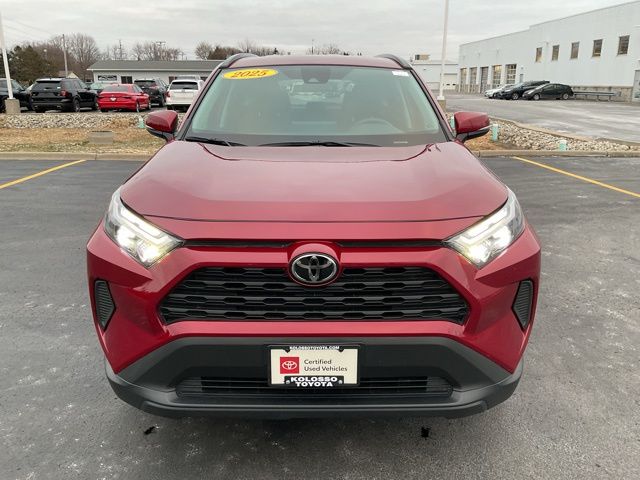 Certified 2025 Toyota RAV4 XLE with VIN 2T3P1RFV8SW508119 for sale in Kansas City