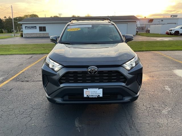Certified 2024 Toyota RAV4 XLE with VIN 2T3P1RFV2RC442260 for sale in Kansas City