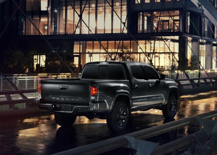 New Toyota Tacoma rear view 