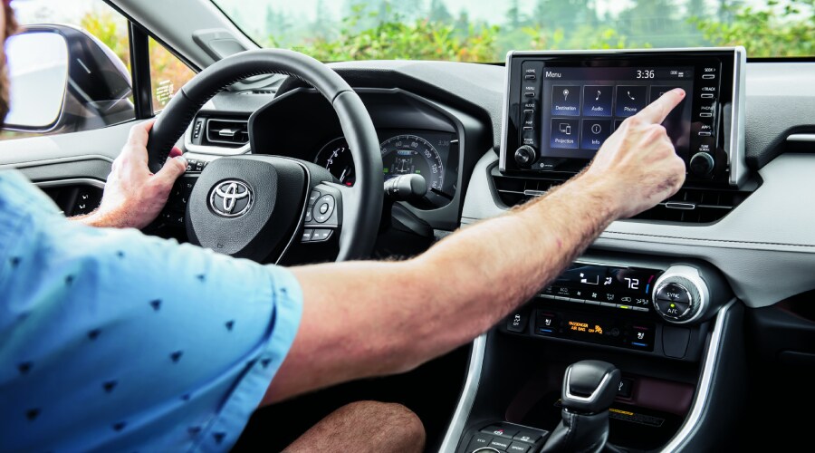 Toyota RAV4 infotainment