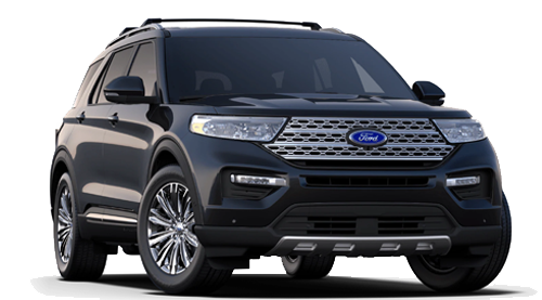 2020 Ford Explorer Limited in Agate Black Exterior