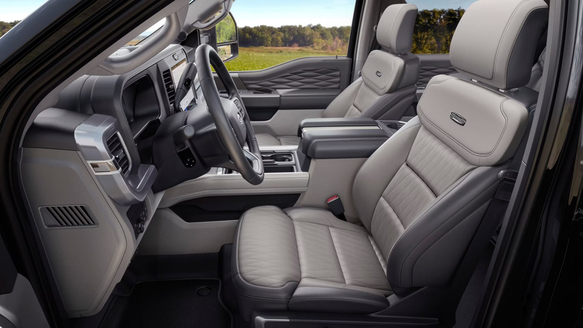 2027 Ford Super Duty F-250 interior and cargo features