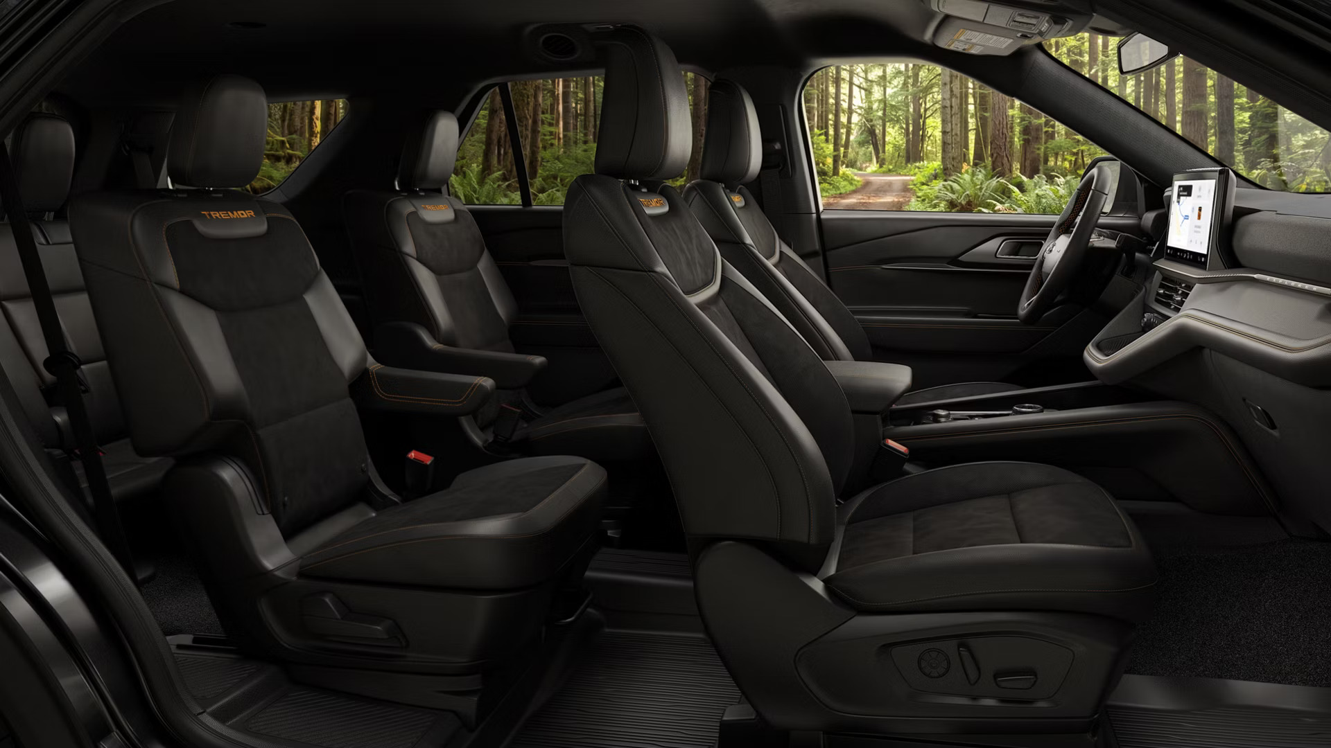 2027 Ford Explorer interior and cargo space