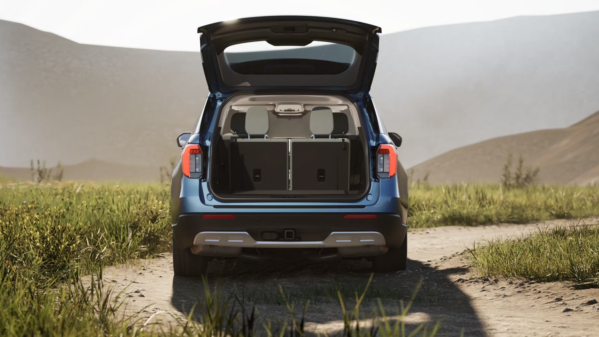 2026 Ford Explorer third-row space and cargo layout