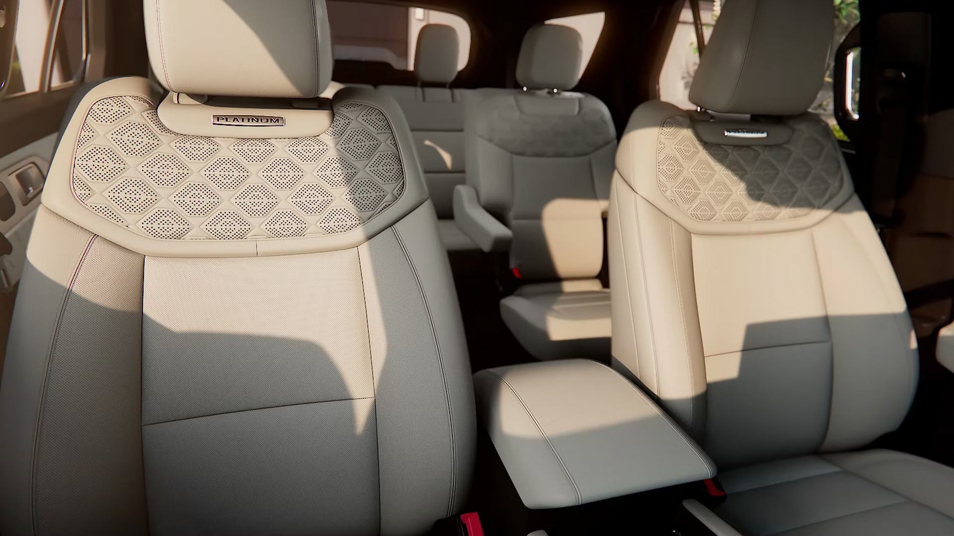 2027 Ford Explorer trim interior and seating features