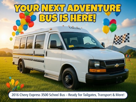 Featured used vehicles 2016 Chevrolet Express 3500 School BUS Cab/Chassis for sale near you in Annapolis, MD