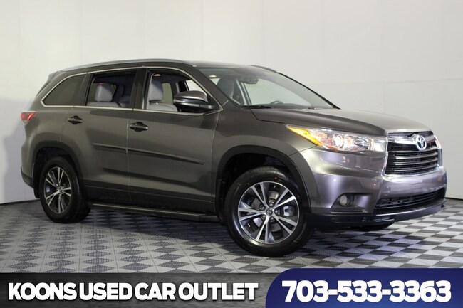 2016 Toyota Highlander For Sale >> Used 2016 Toyota Highlander For Sale At Koons Used Car Outlet Vin 2016 Toyota Highlander For Sale >> Used 2016 Toyota Highlander For Sale At Koons Used Car Outlet Vin