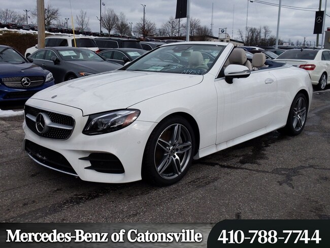 New 2018 Mercedes Benz E Class E 400 For Sale In Baltimore Md Vin