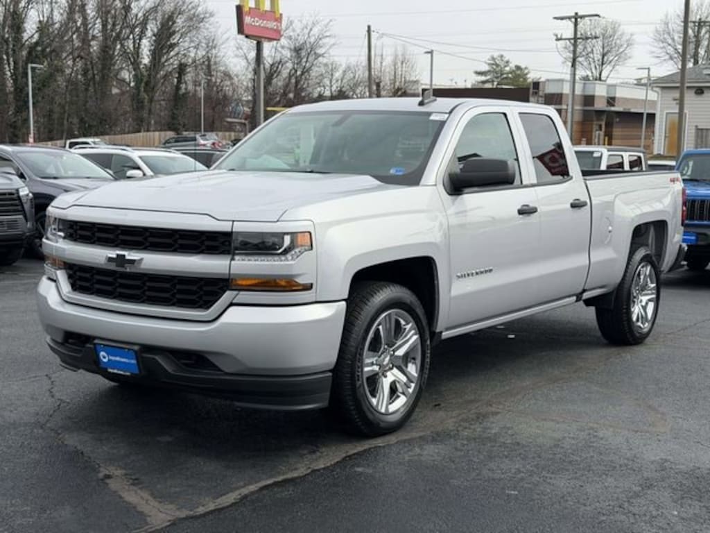 Used 2018 Chevrolet Silverado 1500 Custom Truck Double Cab
