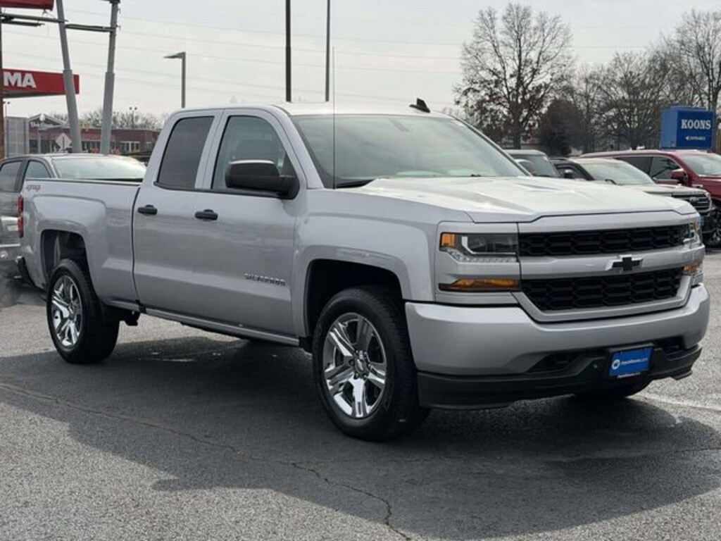 Used 2018 Chevrolet Silverado 1500 Custom Truck Double Cab