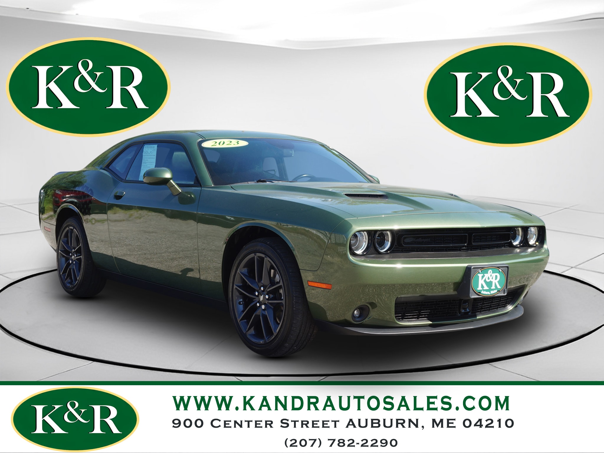 F8 Green 2023 Dodge Challenger Coupe All-Wheel Drive Automatic