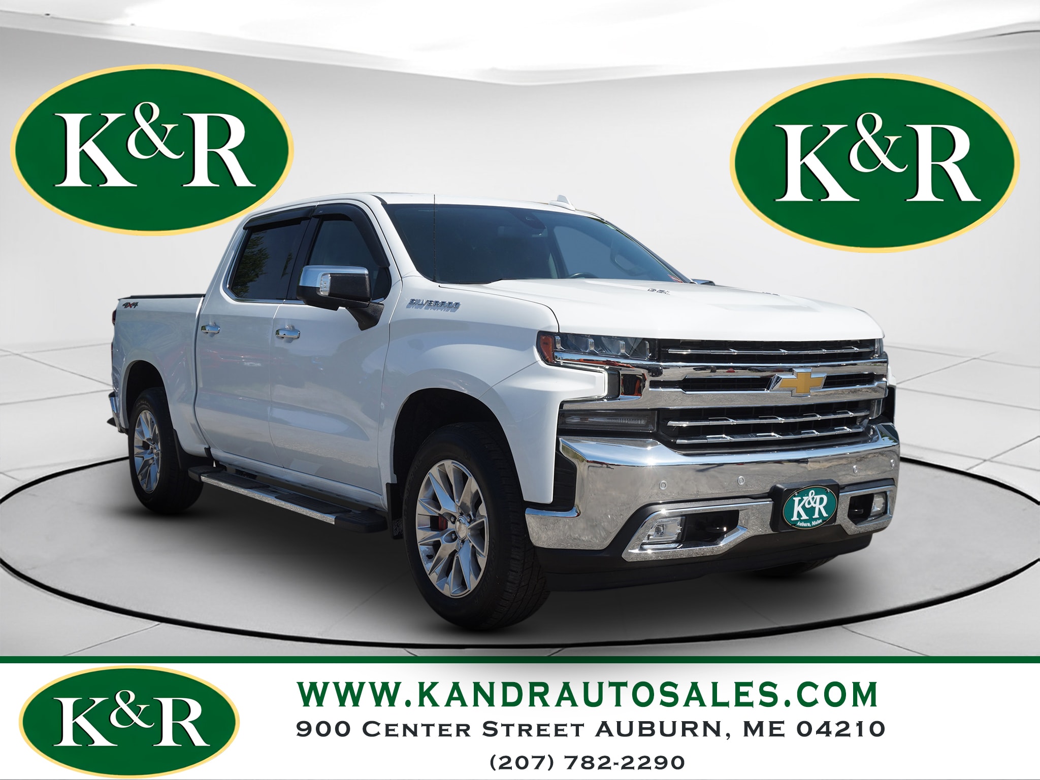 Summit White 2022 Chevrolet Silverado 1500 Pickup Truck Four-Wheel Drive Automatic