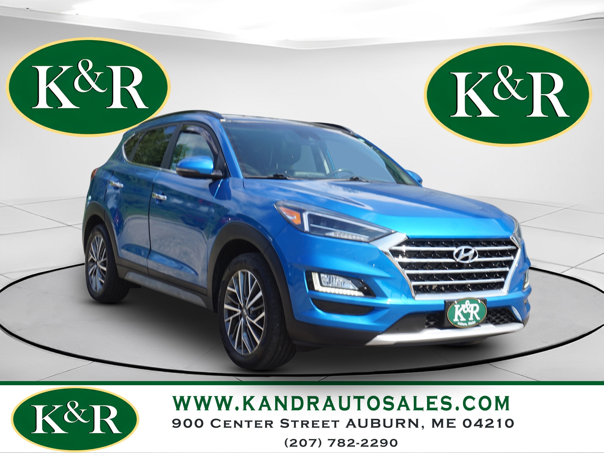 Teal (Aqua Blue) 2020 Hyundai Tucson SUV / Crossover All-Wheel Drive Automatic