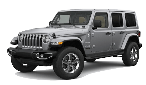 2019 Jeep Wrangler Sahara A silver 2019 Jeep Wrangler Sahara