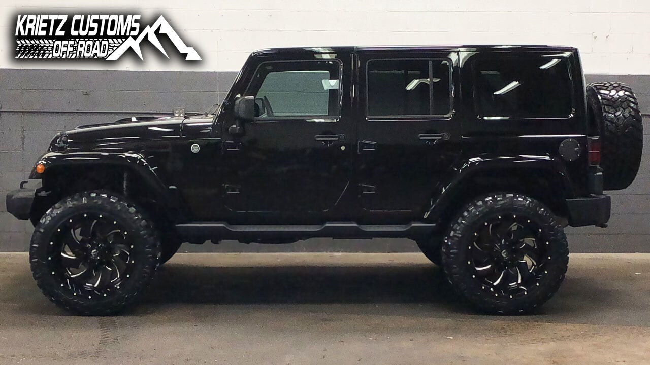 Jeep Wrangler One Piece Cleaver D574 Fuel Wheels Krietz Customs