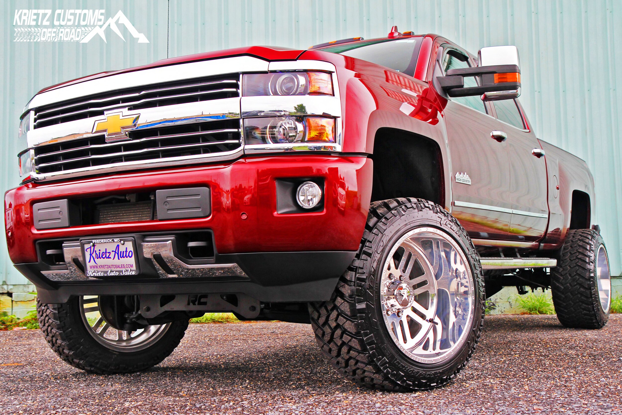 2016 Chevy Silverado 2500hd High Country With 22x14 American Force