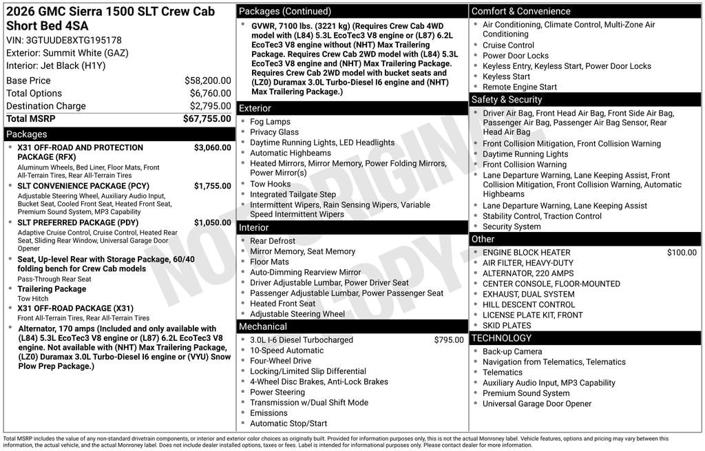 2026 GMC Sierra 1500 SLT - Photo 4