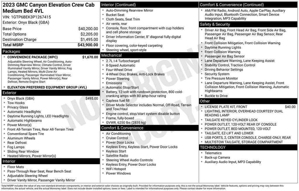 2023 GMC Canyon Elevation - Photo 4