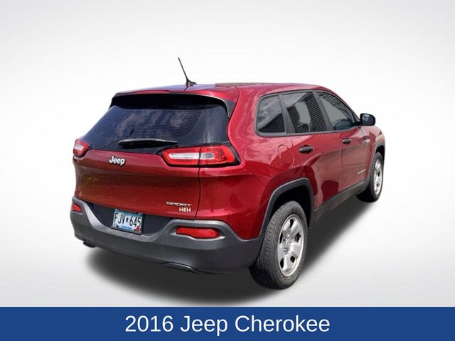 Used 2016 Jeep Cherokee Sport with VIN 1C4PJLAB8GW351369 for sale in Marshall, Minnesota