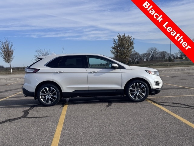 Used 2015 Ford Edge Titanium with VIN 2FMTK4K91FBC00110 for sale in Marshall, Minnesota