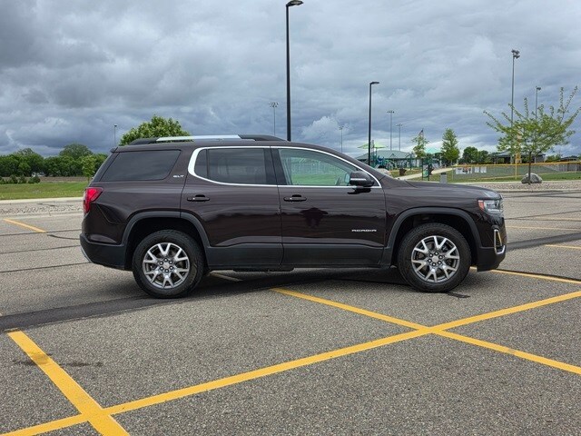 Used 2021 GMC Acadia SLT with VIN 1GKKNULS4MZ152349 for sale in Marshall, MN