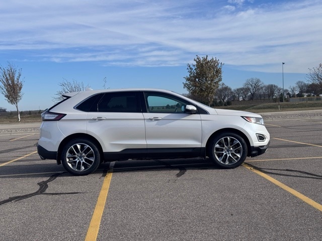 Used 2015 Ford Edge Titanium with VIN 2FMTK4K91FBC00110 for sale in Marshall, Minnesota