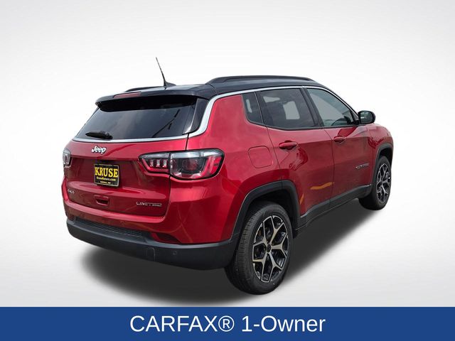 Used 2025 Jeep Compass Limited with VIN 3C4NJDCN8ST525959 for sale in Marshall, Minnesota